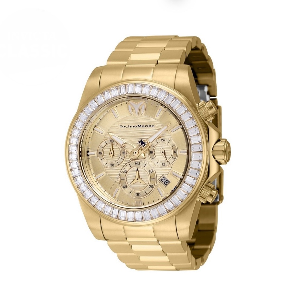 TechnoMarine Manta Ray Men's Watch - 42mm, Gold (TM-222004)
